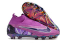 Chuteira de Campo NIKE PHANTOM GX ELITE DF Link FG -  Rosa/Roxo