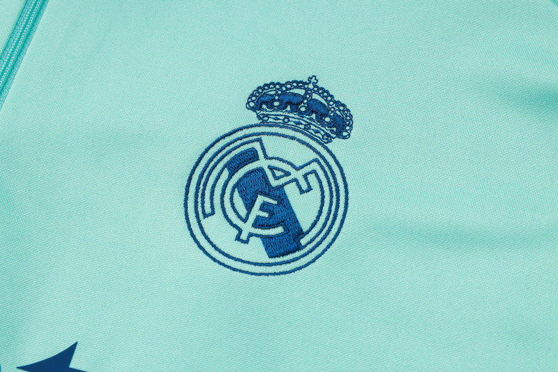 Conjunto Real Madrid Treino 24/25 - Masculino Adidas - verde claro