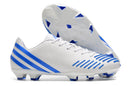 Chuteira de Campo Adidas Predator Falcon Retro FG - Branco e Azul