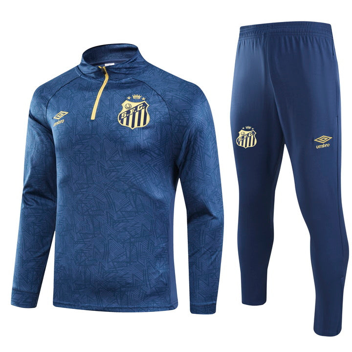 Conjunto Santos Treino 24/25 - Masculino Umbro - Azul