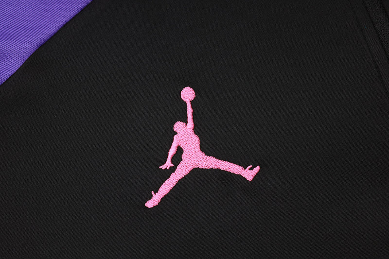 Conjunto Paris Saint-Germain Treino 24/25 - Masculino Jordan - Preto