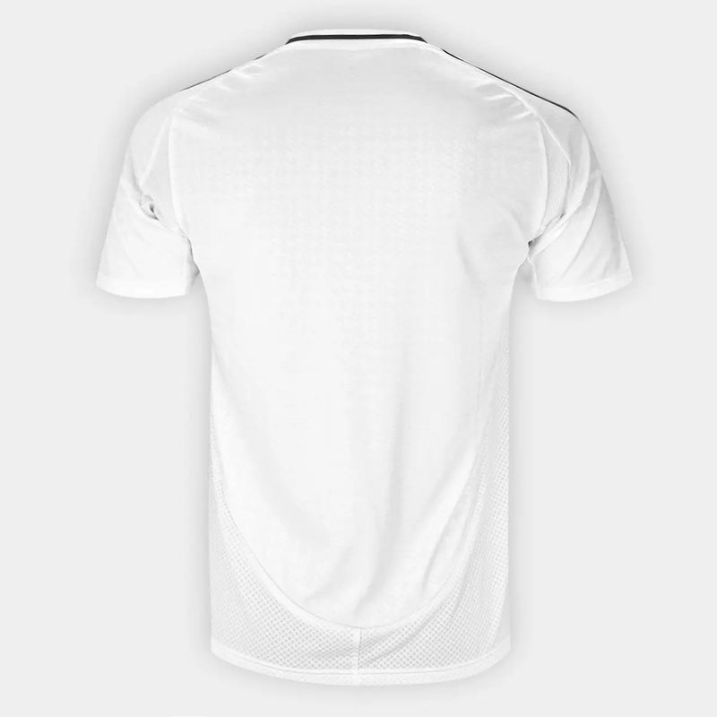 Camisa Real Madrid I 24/25 - Torcedor Adidas Masculina - Branca com detalhes em preto