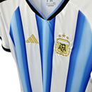 Camisa Seleção da Argentina I 2026 - Copa Do Mundo - Torcedor Adidas Masculina - Azul e branca com detalhes em dourado