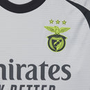 Camisa Benfica Ill 24/25 - Torcedor Adidas Masculina - Cinza / Preto / Amarelo