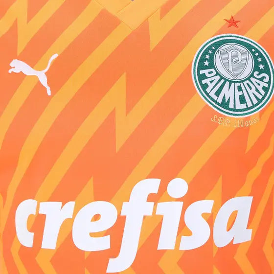 Camisa Palmeiras Goleiro III 24/25 - Torcedor Puma Masculina - Laranja