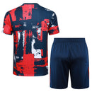 Conjunto Paris Saint-Germain Treino Camisa manga curta + short 24/25 - Masculino Nike - Azul Royal