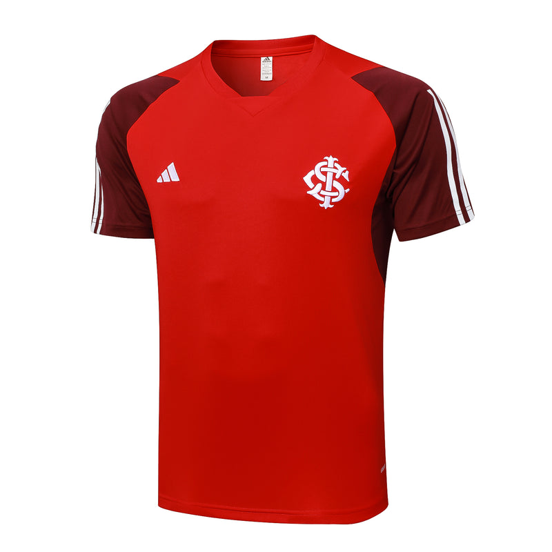 Conjunto Internacional Treino com calça cropped 24/25 - Masculino Adidas - Vermelho e vinho