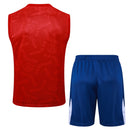 Conjunto Paris Saint-Germain Treino Camisa Regata + short 24/25 - Masculino Jordan - vermelho