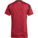 Belgium Home Shirt 24/25 - Adidas Women's Fan Shirt - Red with black and gold details