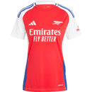 Camisa Arsenal I 24/25 - Torcedor Adidas Feminina - Vermelha com detalhes em branco