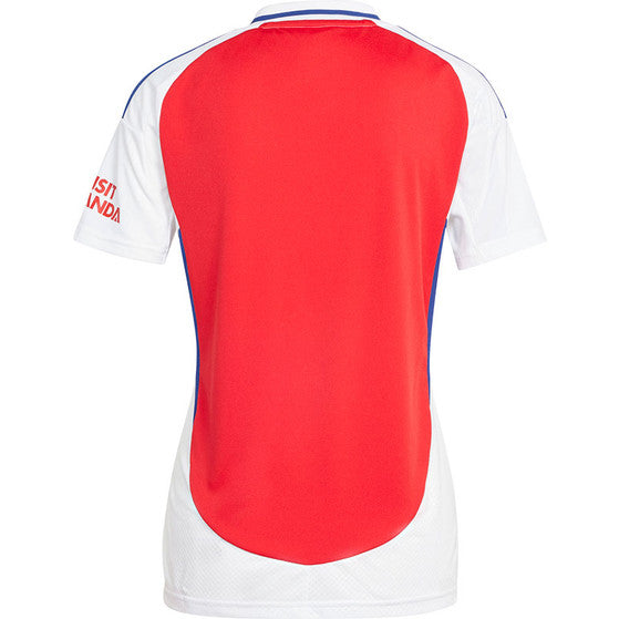 Camisa Arsenal I 24/25 - Torcedor Adidas Feminina - Vermelha com detalhes em branco
