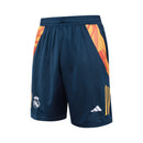Conjunto Real Madrid Treino Camisa Regata + short 24/25 - Masculino adidas - Branco Com azul