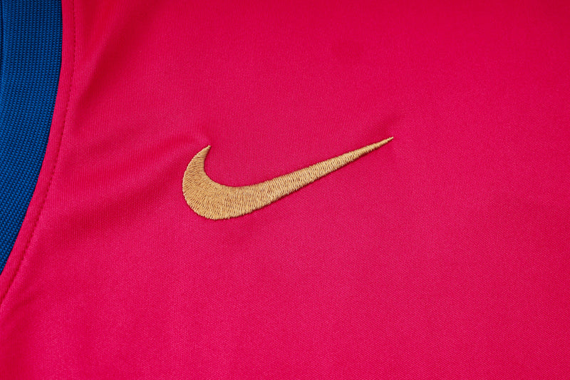 Conjunto Barcelona Treino Camisa Regata + short 24/25 - Masculino Nike - vermelho