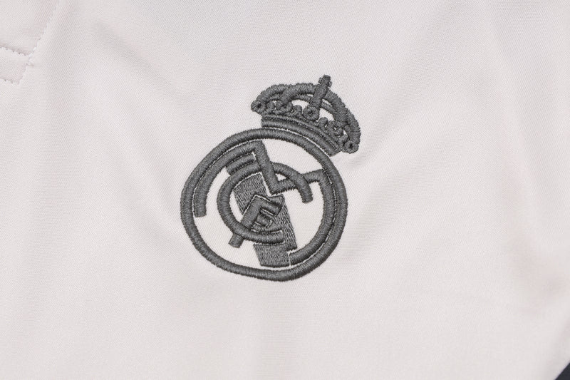 Conjunto Real Madrid Treino 24/25 - Masculino adidas - rosa claro