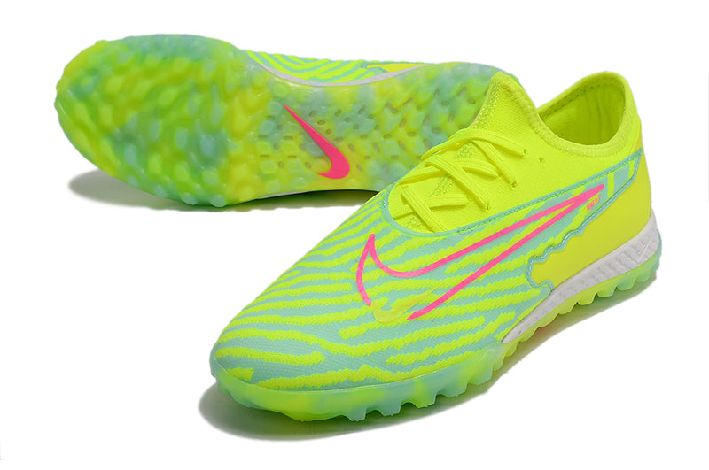 Chuteira de Campo Nike React Phantom GX Pro TF - Verde