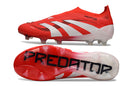 Chuteira de Campo Adidas Predator Elite LL sem cadarço FG - Vermelho