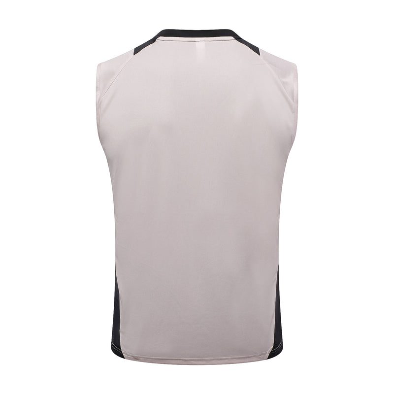Conjunto Real Madrid Treino Camisa Regata + short 24/25 - Masculino adidas - azul (gola azul claro)