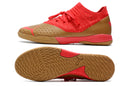 Chuteiras de futebol Puma Future Z 1.3 Teazer IC - Vermelho/Ouro escovado