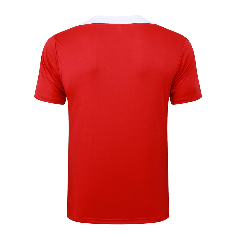 Conjunto Paris Saint-Germain Treino Camisa manga curta + short 24/25 - Masculino Jordan - Vermelho