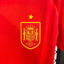 Spain 2024 Home Shirt - Adidas Women's Fans - Red with yellow details