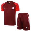 Conjunto Internacional Treino 24/25 - Masculino Adidas - Vermelho e vinho
