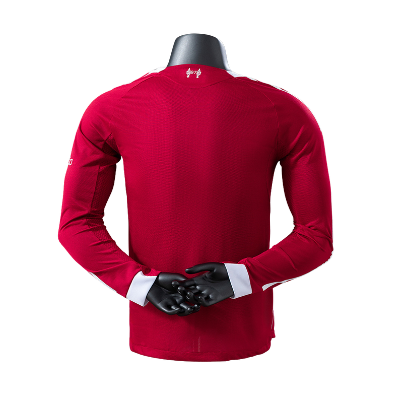 Camisa Liverpool l 25/26 Manga Longa - Jogador Masculina