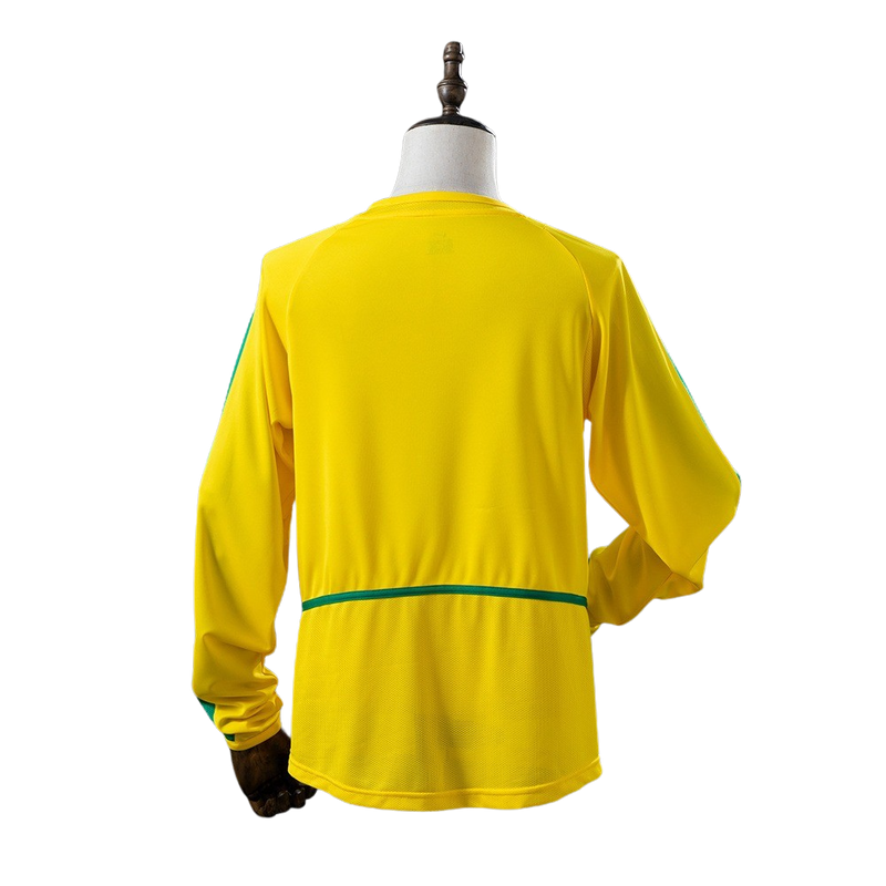 Camisa Do Brasil l Retrô 2002 Manga Longa - Torcedor Masculina
