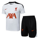 Conjunto Liverpool Treino Camisa manga curta + short 24/25 - Masculino Puma - Branco