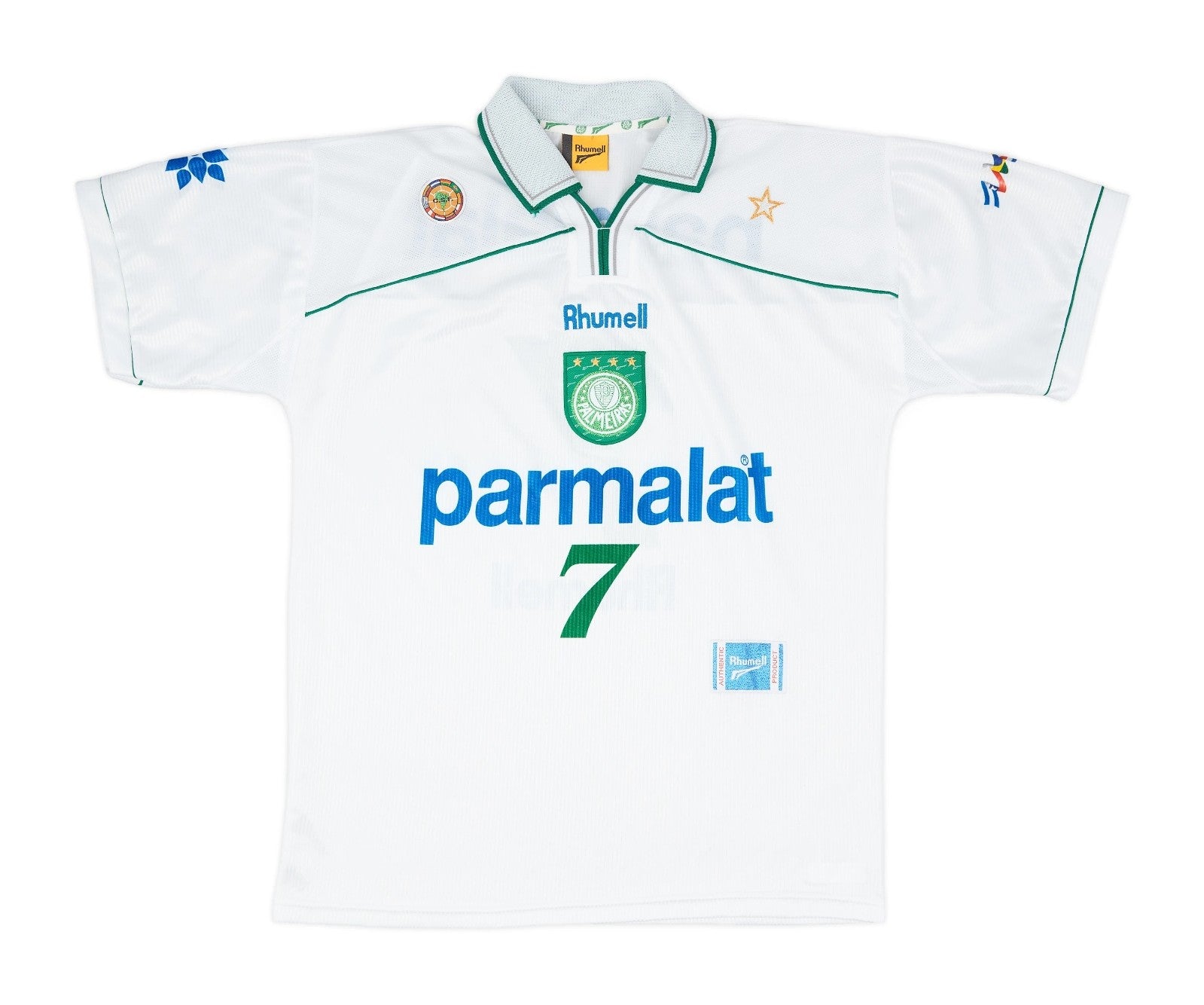 Camisa Palmeiras 1999 Libertadores Champion - Versão Retrô - branca
