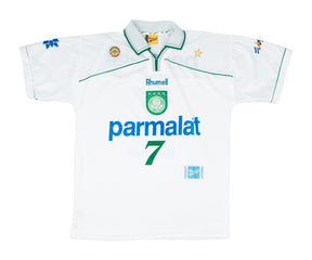 Camisa Palmeiras 1999 Libertadores Champion - Versão Retrô - branca