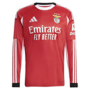 Camisa Benfica I 25/26 manga longa - Torcedor Adidas Masculina - Vermelha