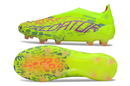 Chuteira de Campo Adidas Predator Elite LL sem cadarço FG - Verde Limão