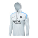 Conjunto Paris Saint-Germain Treino 24/25 - Masculino Nike - Cinza Claro