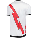 Camisa Rayo Vallecano I 24/25 - Torcedor Umbro Masculina - Branca com detalhes em vermelho