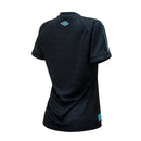 Camisa Grêmio III 23/24 - Torcedor Umbro Feminina - Preta com detalhes em azul