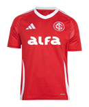 Camisa Internacional I 25/26 - Torcedor Adidas Masculina - Vermelha e branca com patrocínio
