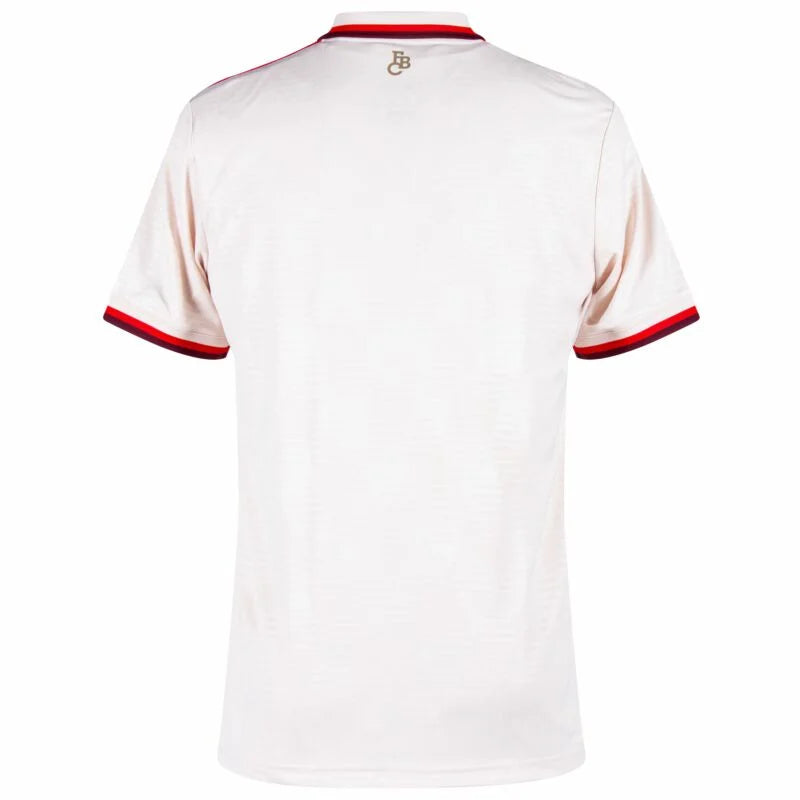 Camisa Bayern de Munique III 24/25 - Torcedor Adidas Masculina - Bege com detalhes em vermelho