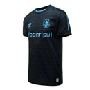 Camisa Grêmio III 23/24 - Torcedor Umbro Masculina - Preta com detalhes em azul e branco