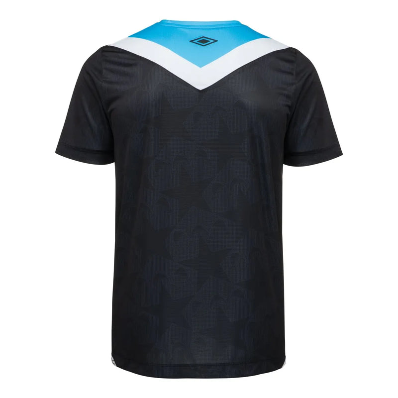 Camisa Grêmio III 24/25 - Torcedor Umbro Masculina - Preta com detalhes em azul e branco