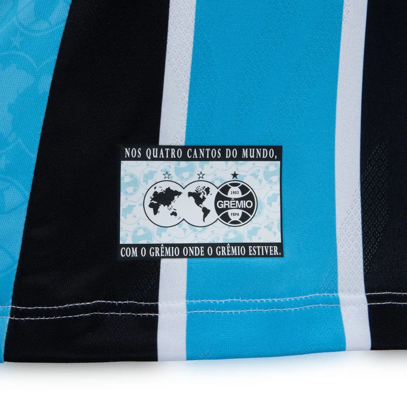 Camisa Grêmio I 25/26 - Torcedor Umbro Feminina - Azul e preta