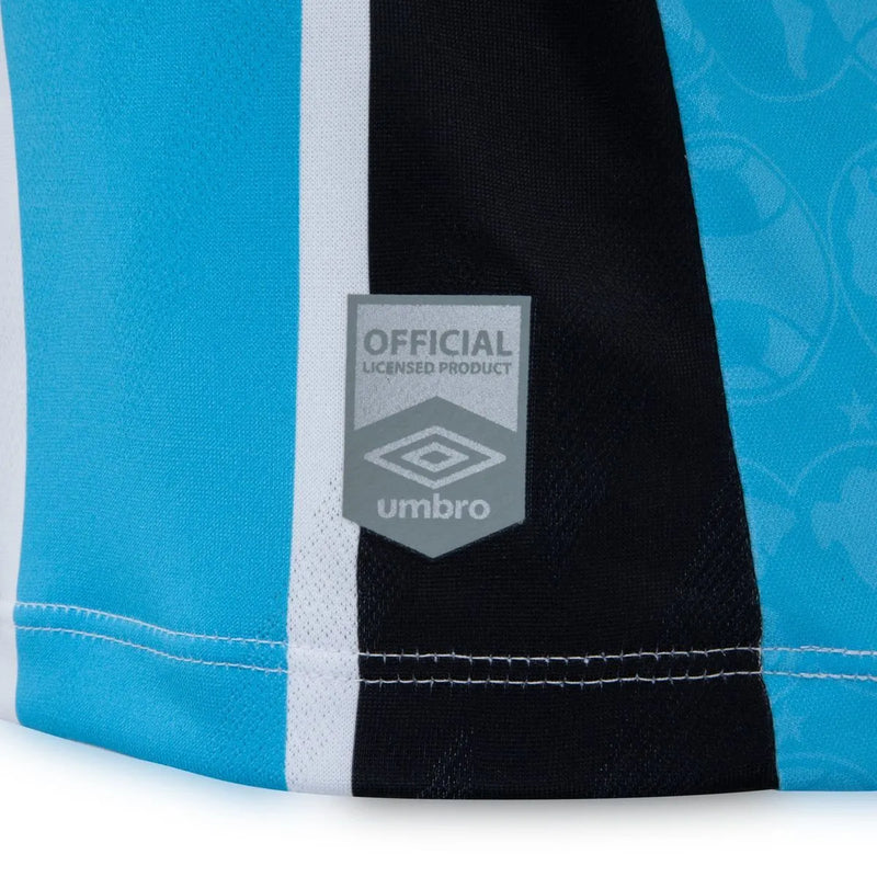 Camisa Grêmio I 25/26 - Torcedor Umbro Feminina - Azul e preta