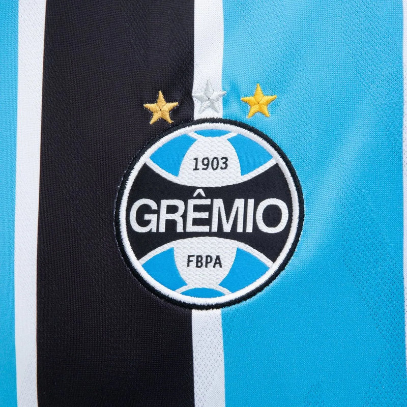 Camisa Grêmio I 24/25 - Torcedor Umbro Masculina - Azul e preta