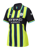 Camisa Manchester City II 24/25 - Torcedor Puma Feminina - Azul e amarela