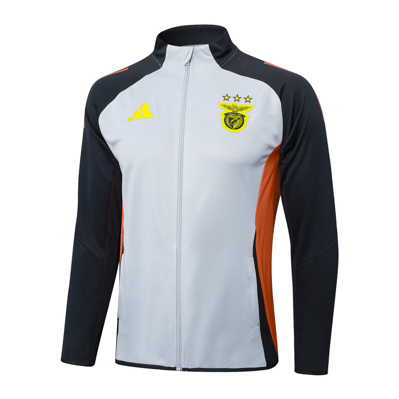 Conjunto Benfica Treino 24/25 - Masculino Adidas - Cinza Preto Laranja e Vermelho (cópia)