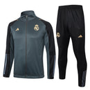 Conjunto Real Madrid Treino 24/25 - Masculino Adidas -  Azul (gola azul claro)
