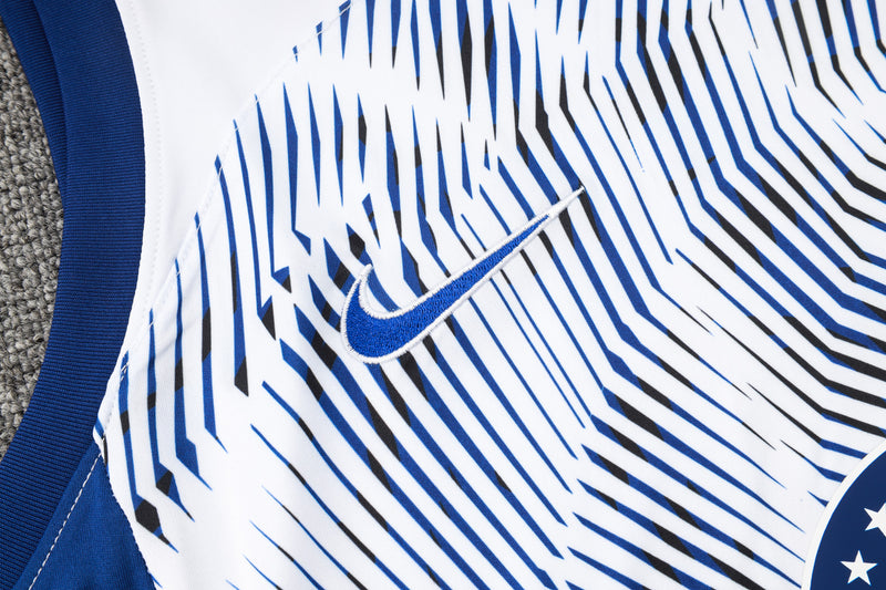 Conjunto Inter de Milão Treino Camisa Regata + short 24/25 - Masculino Nike - Azul e Branco