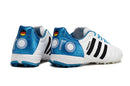 Chuteiras de futebol Adidas AdiPure 11Pro TF Branco/Preto/Azul (Toni Kross)