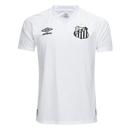 Santos Home Shirt 25/26 - Umbro Men's Fan Shirt - White