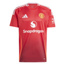 Camisa Manchester United I 24/25 - Torcedor Adidas Masculina - Vermelha com detalhes em branco