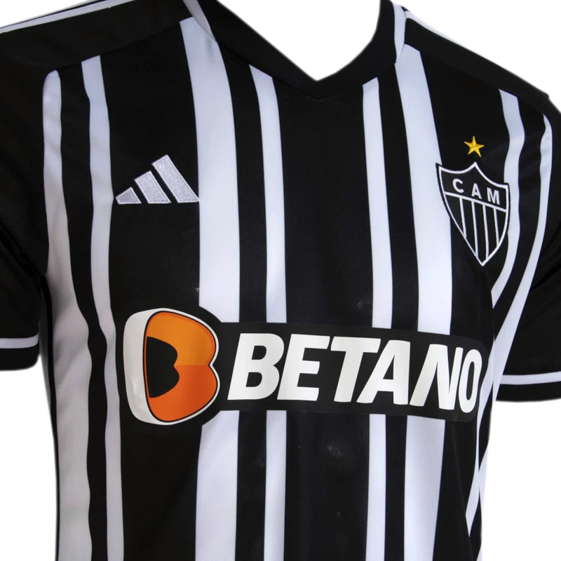 Atlético Mineiro 23/24 Shirt - Adidas Men's Fan - Black and White